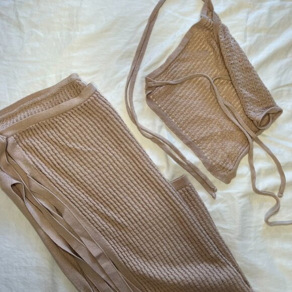 ASOS BEACH KNIT SET - SARONG AND TOP - Picture 5 of 6